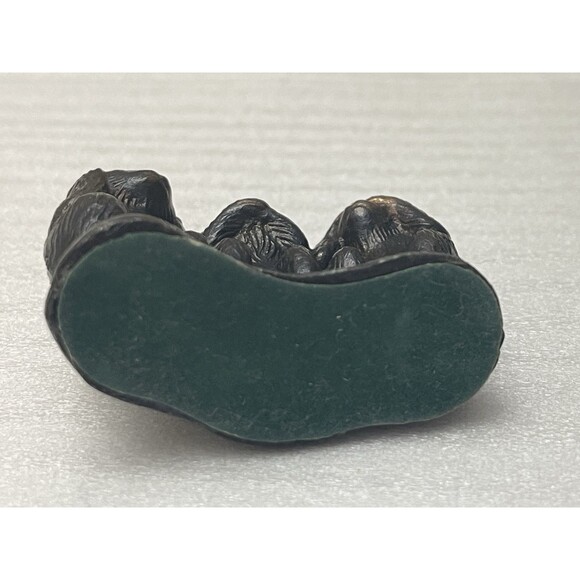 Brass Metal Mini Figure Wise Monkeys See Speak Hear No Evil & Sitting Monkey Lot - Picture 7 of 12